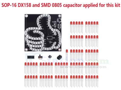 SOP-16 DX158 and SMD 0805 capacitor